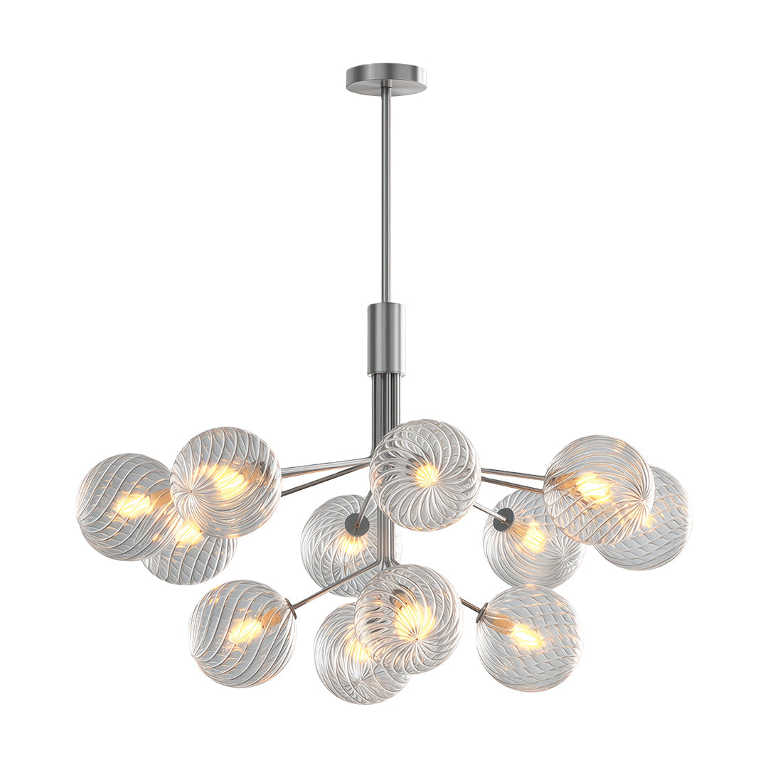 WINDSOR COPPER GLASS DRAPED CEILING LANTERN