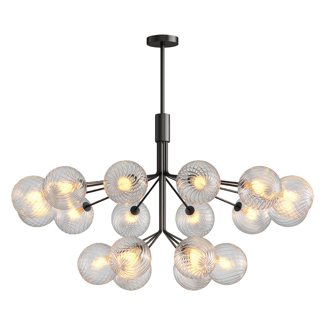 CHARLESTON COPPER ORB CEILING LUMINAIRE