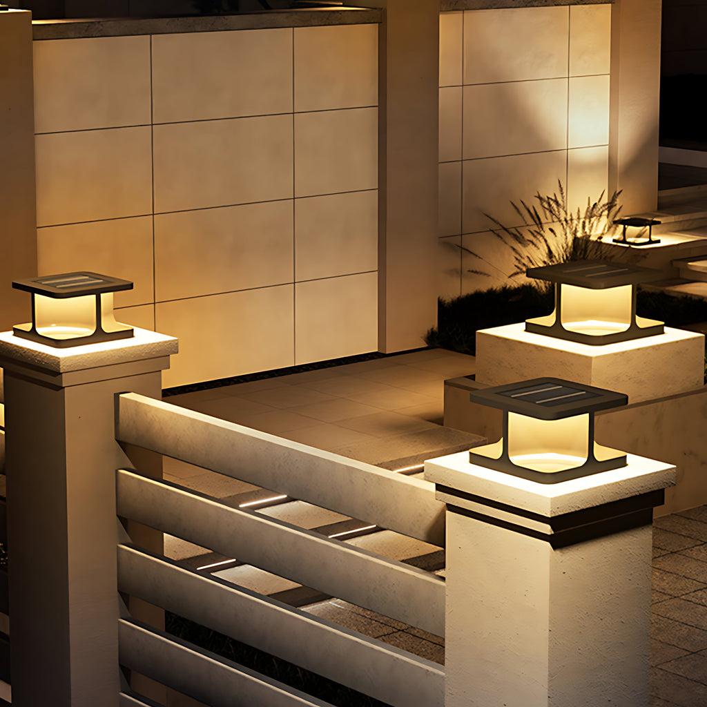 WINDSOR SQUARE STAINLESS STEEL COURTYARD LANTERN