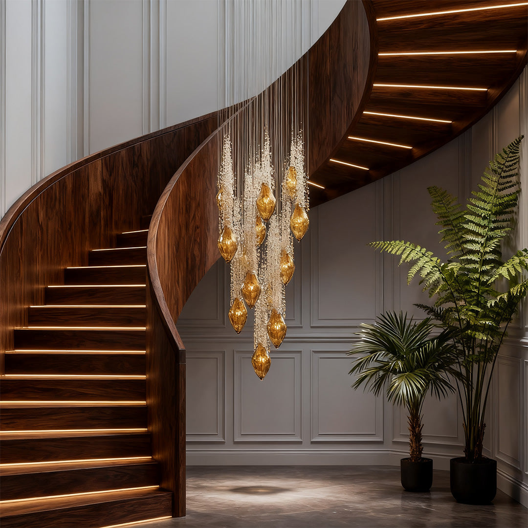 RAVENSCROFT CRYSTAL STAIRCASE LUMINAIRE