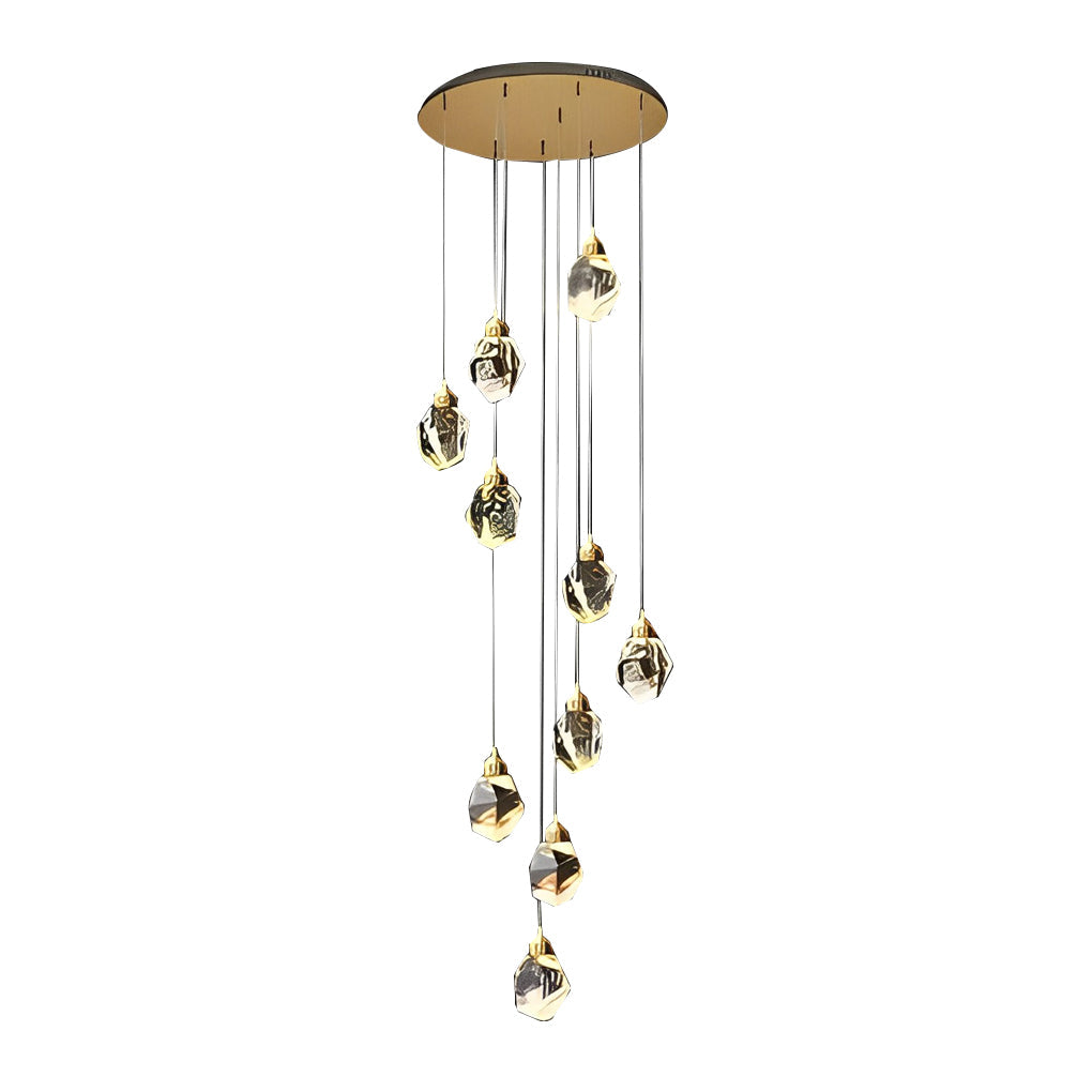 WINDSOR SPIRAL CRYSTAL CEILING LUMINAIRE