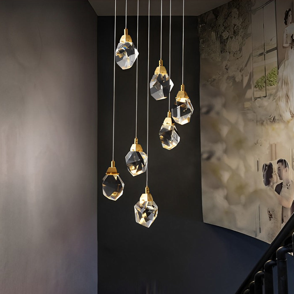 WINDSOR SPIRAL CRYSTAL CEILING LUMINAIRE
