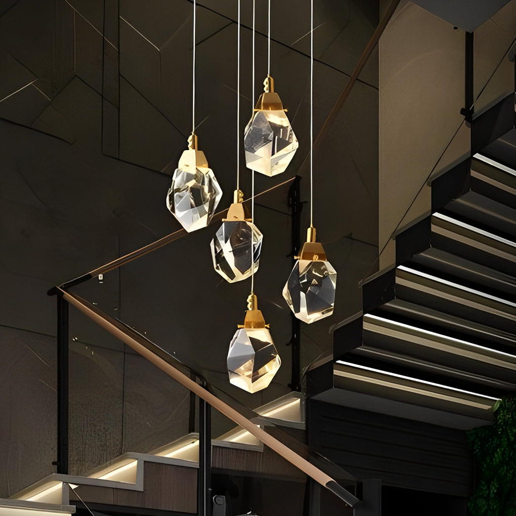WINDSOR SPIRAL CRYSTAL CEILING LUMINAIRE