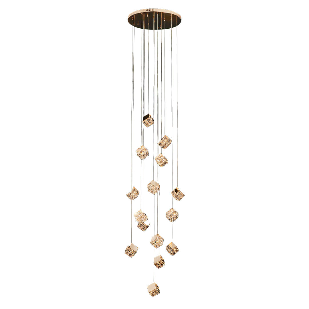 VANDERBILT CRYSTAL ASCENT CHANDELIER