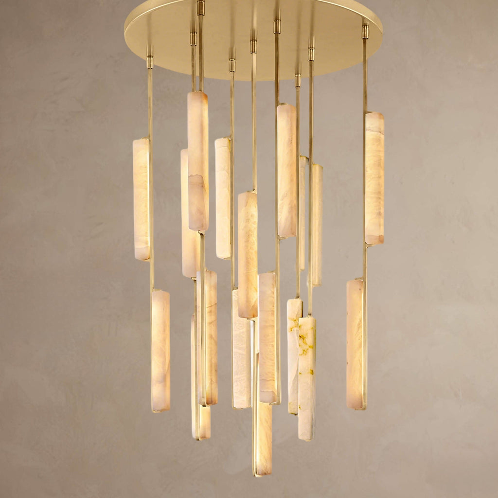 Vespera Creamstone Circular Luminaire
