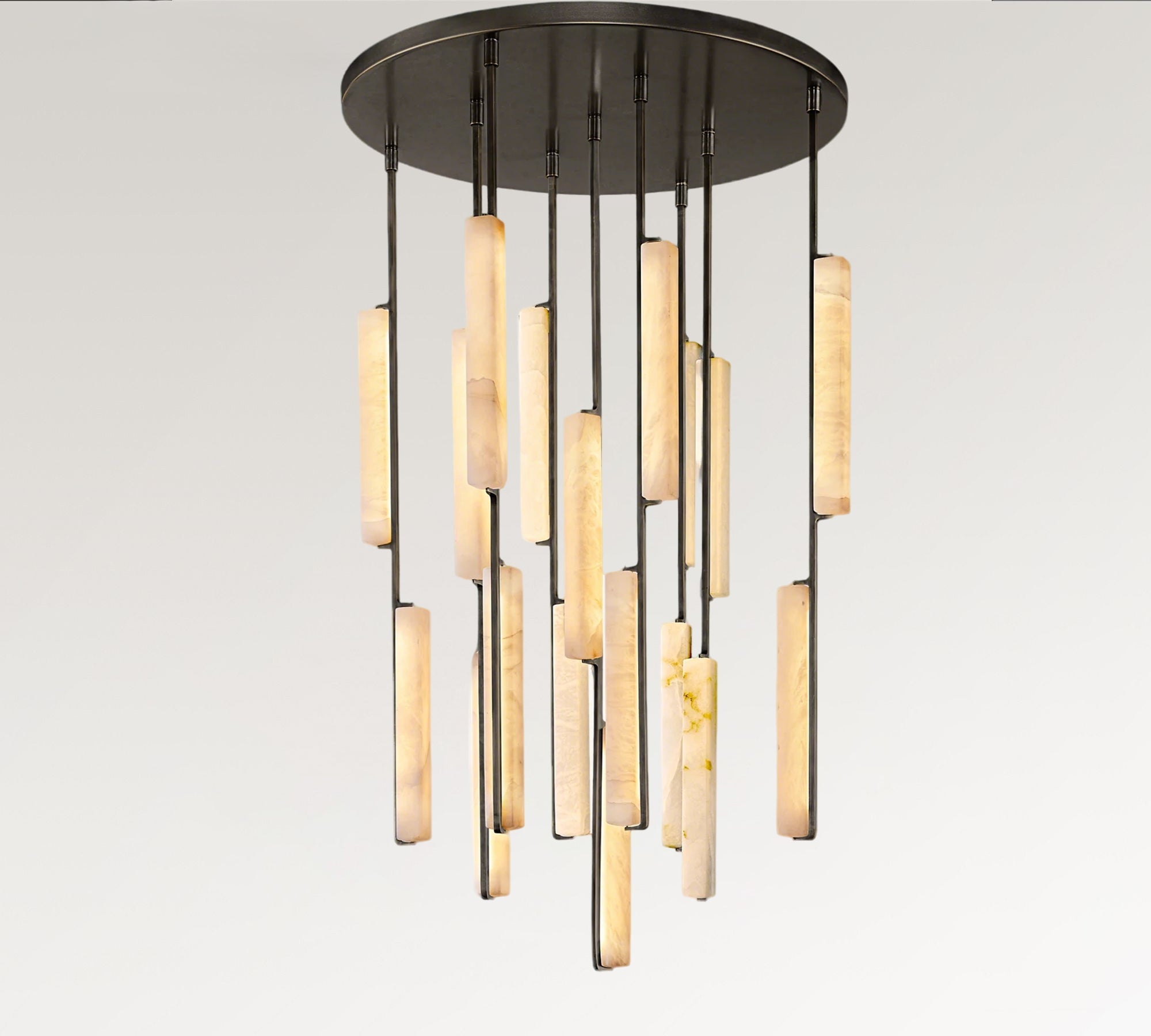 Vespera Creamstone Circular Luminaire