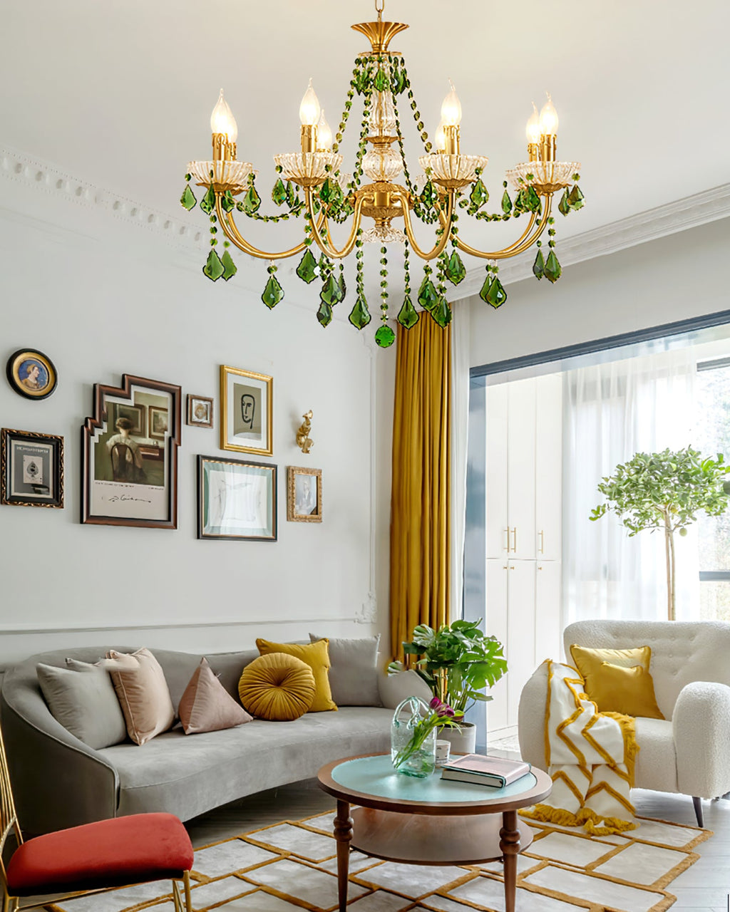 Ravenswood Antique Brass Canopy Chandelier