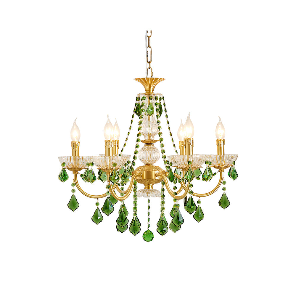 Ravenswood Antique Brass Canopy Chandelier