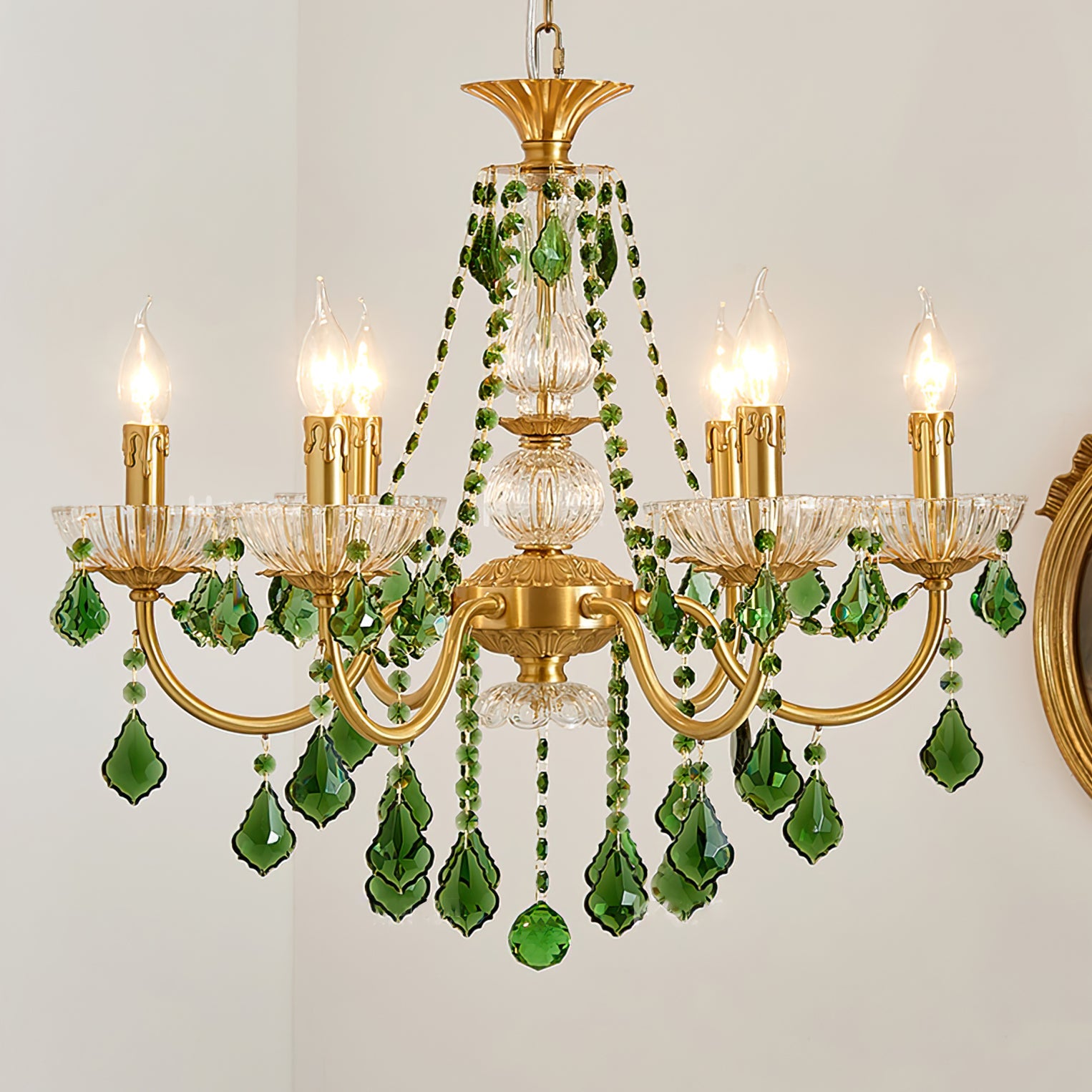 Ravenswood Antique Brass Canopy Chandelier