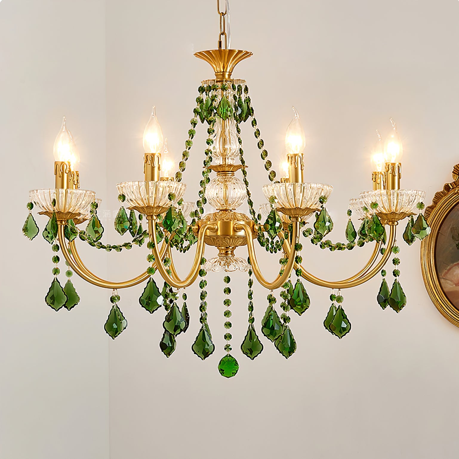 Ravenswood Antique Brass Canopy Chandelier