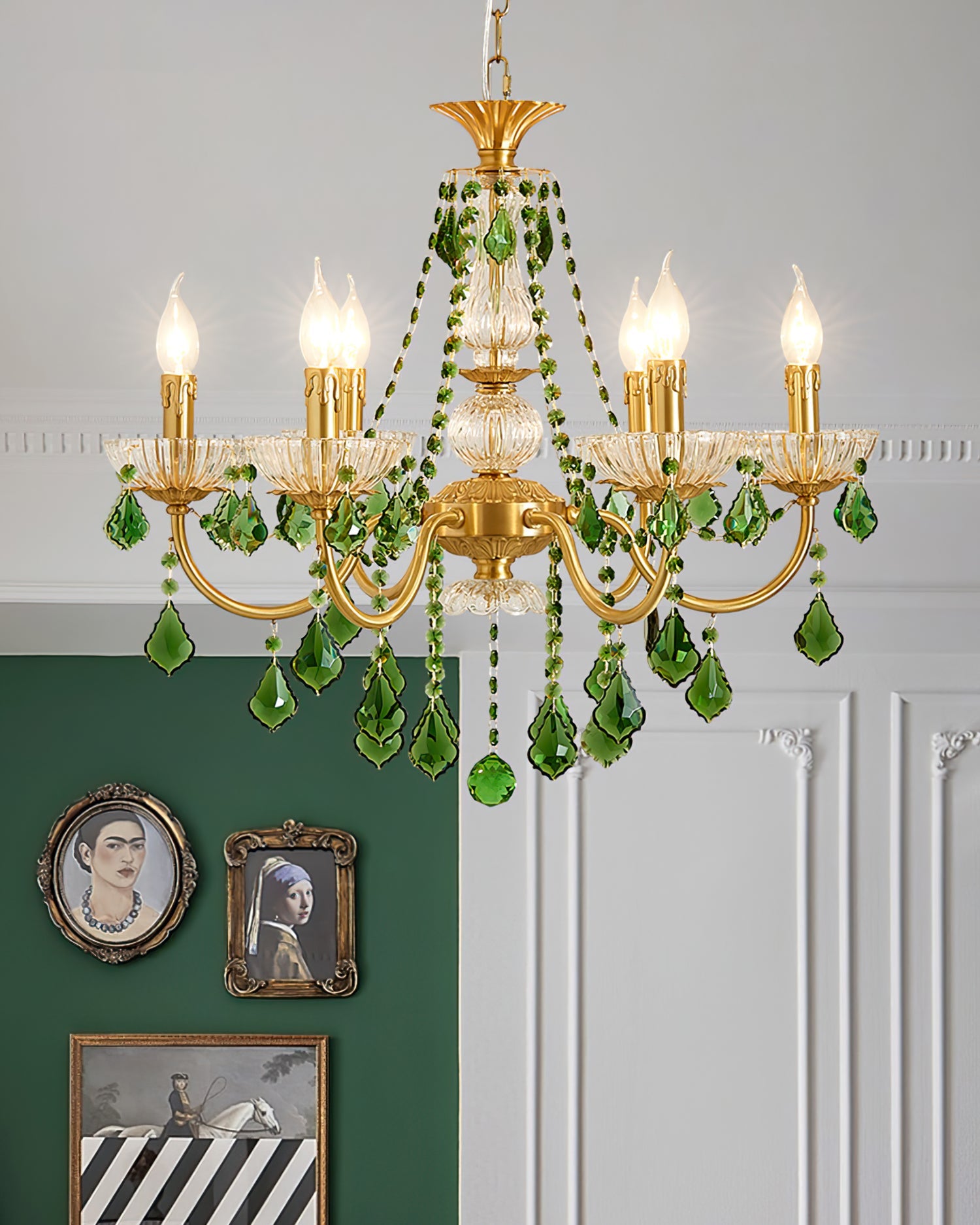 Ravenswood Antique Brass Canopy Chandelier