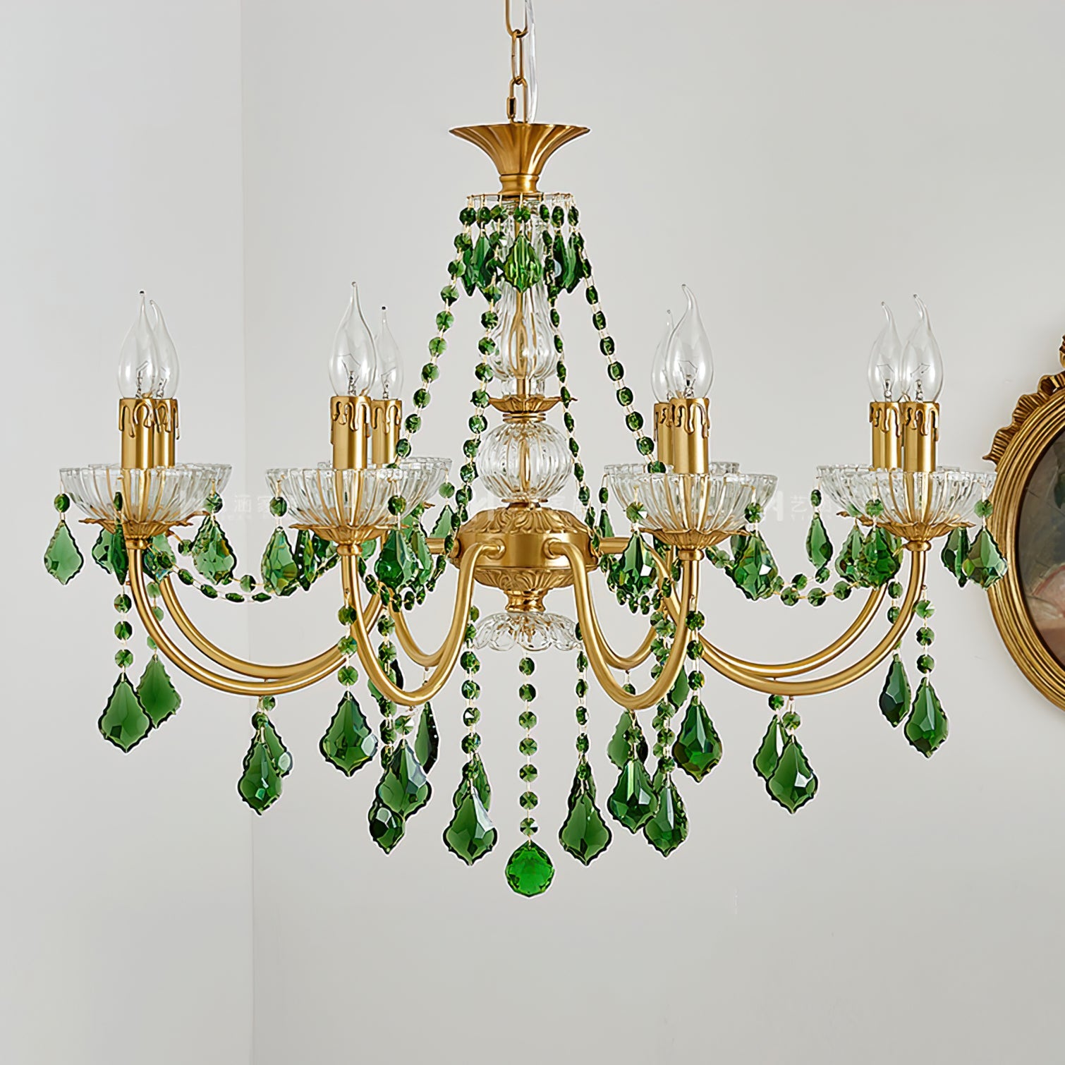 Ravenswood Antique Brass Canopy Chandelier