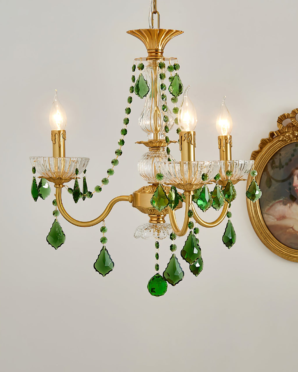 Ravenswood Antique Brass Canopy Chandelier