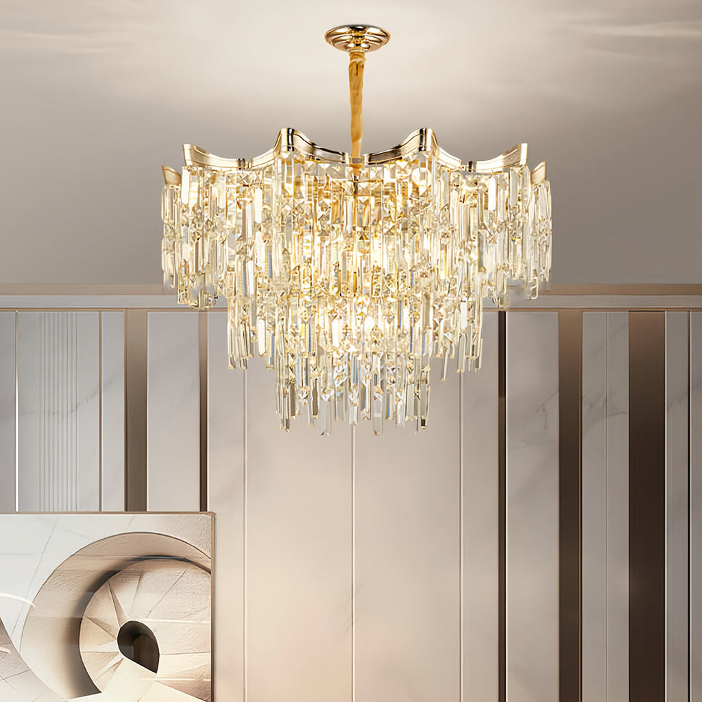 WINDSOR CRYSTAL TIERED CEILING LANTERN