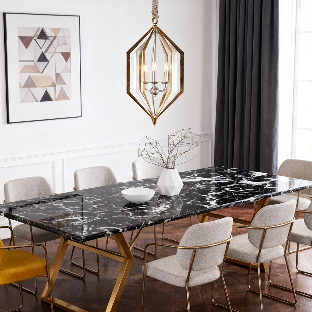 WINCHESTER OPEN-FRAME BROWN PENDANT LIGHT
