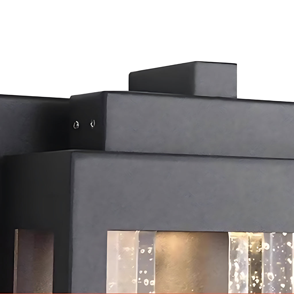 1. "WINDERMERE AQUA-BEAM OUTDOOR LANTERN"  
   - A waterproof fixture featuring a stunning crystal design that refracts light beautifully, perfect for illuminating garden paths and patios.

2. "HASTINGS CRYSTAL-CLAD WALL SCONCE"  
   - A weather-resistant