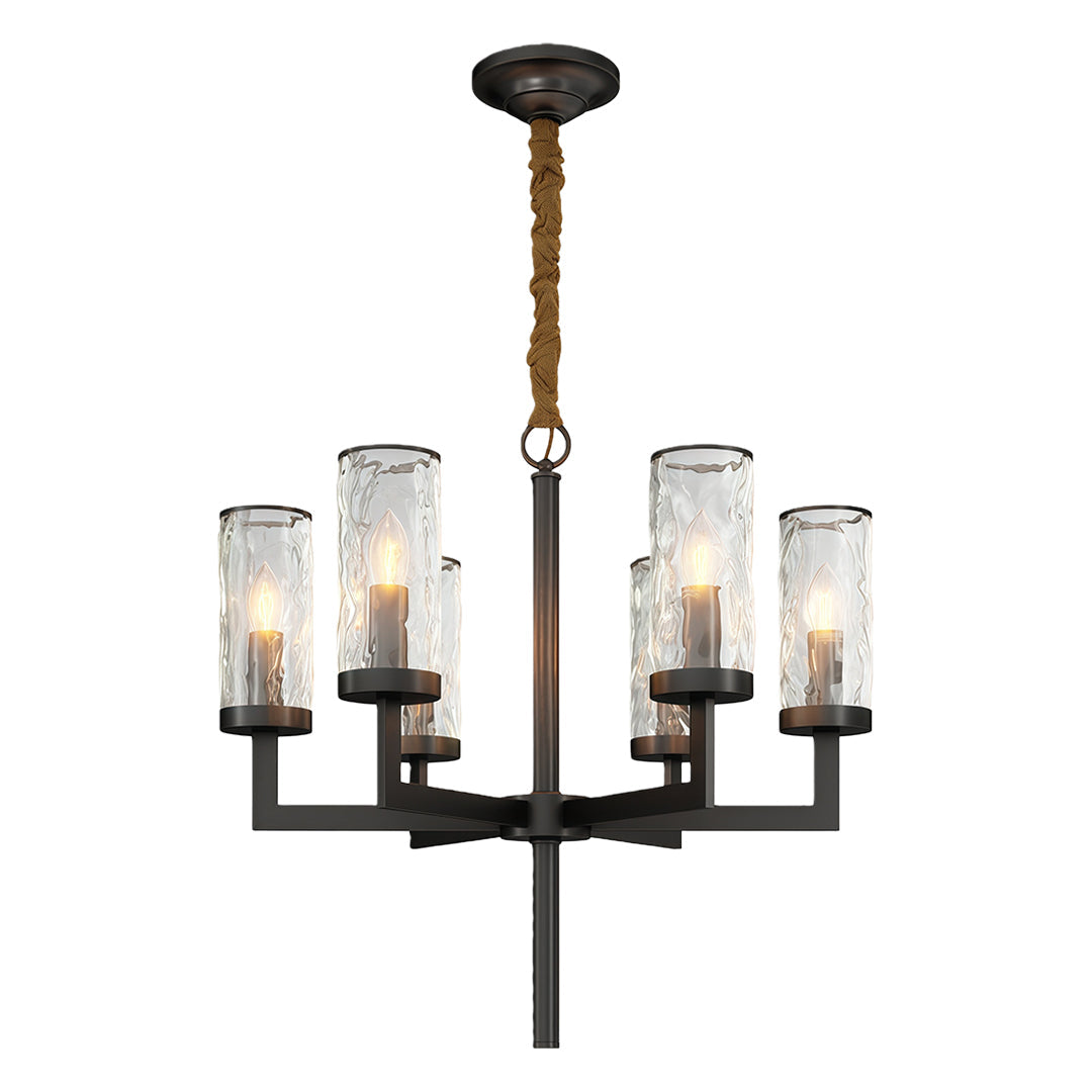 WINTHROP GLASS ISLAND PENDANT LIGHT