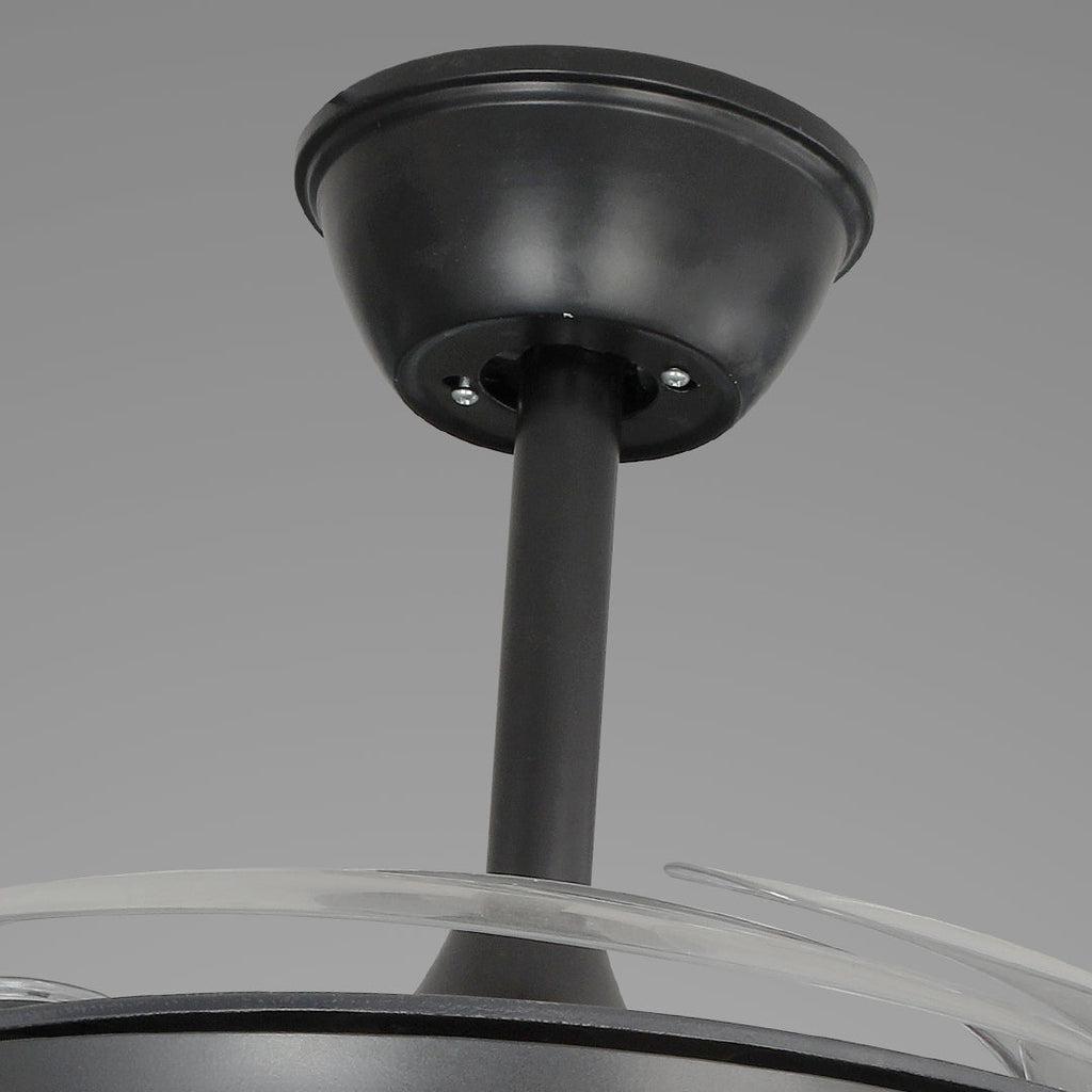 RAVENHURST AERIS BLACK CEILING FAN WITH ILLUMINATED REMOTE CONTROL