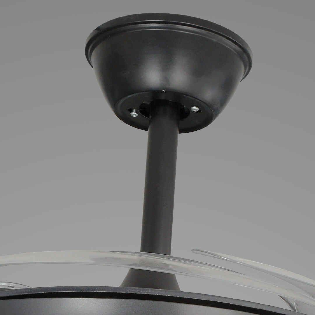 RAVENHURST AERIS BLACK CEILING FAN WITH ILLUMINATED REMOTE CONTROL