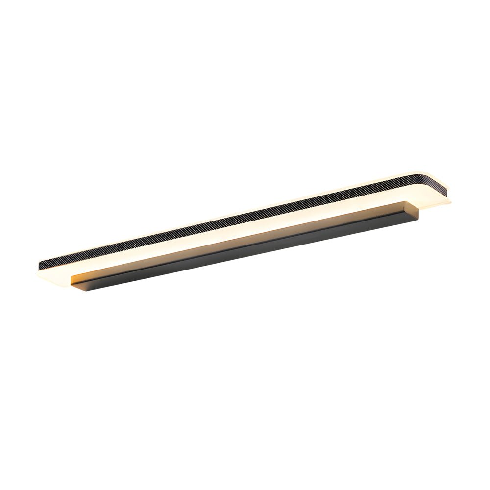 RAVENHALL DIMMABLE LINEAR LED BATHROOM LIGHT WITH ACRYLIC SHADE