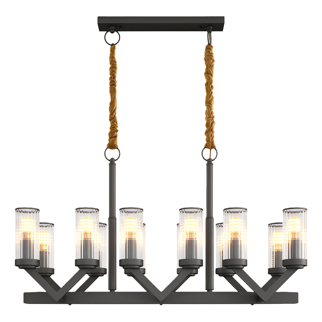 WINTHORPE CRYSTAL DROPLET CEILING LANTERN