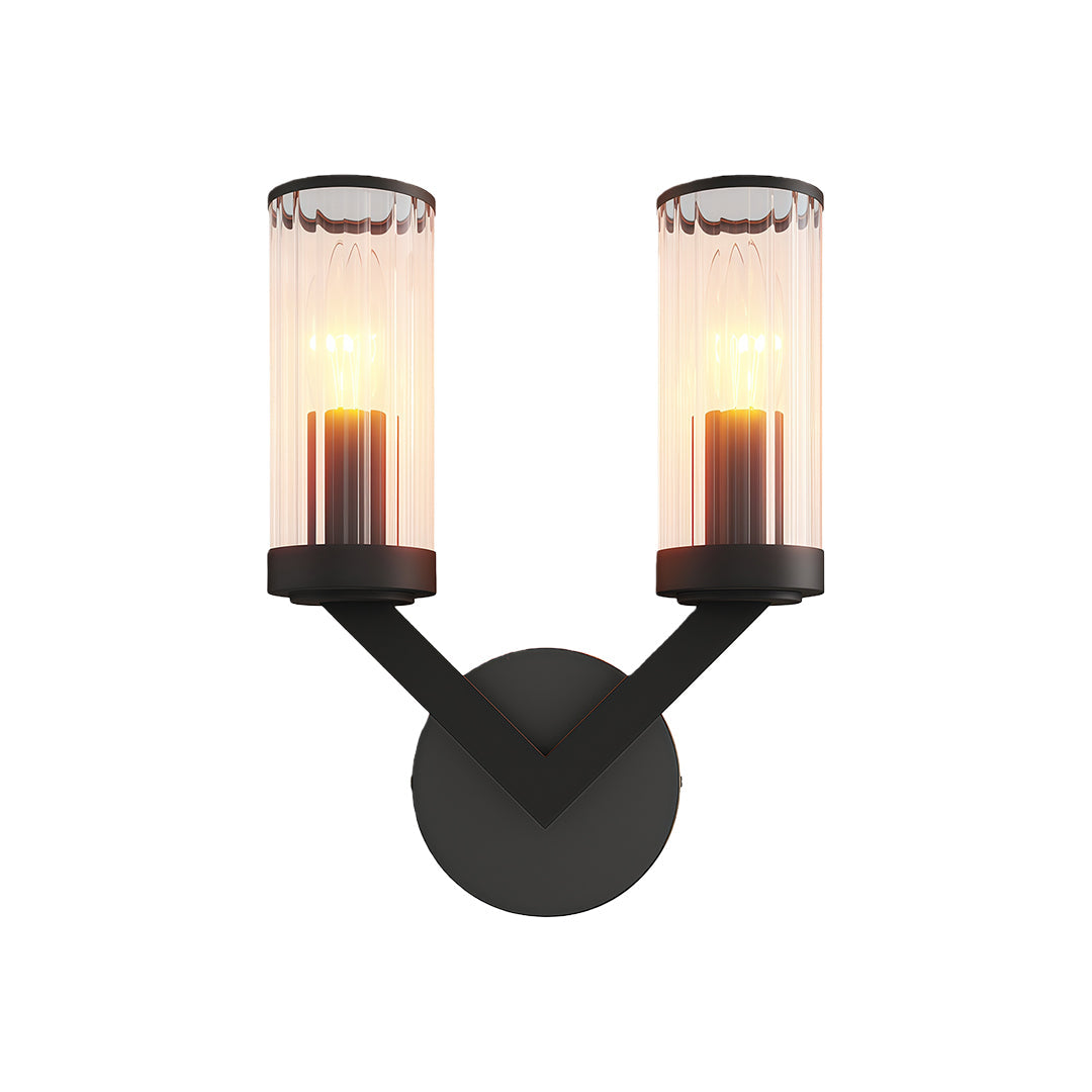 BRACKENDALE COPPER-CLAD GLASS WALL LANTERN