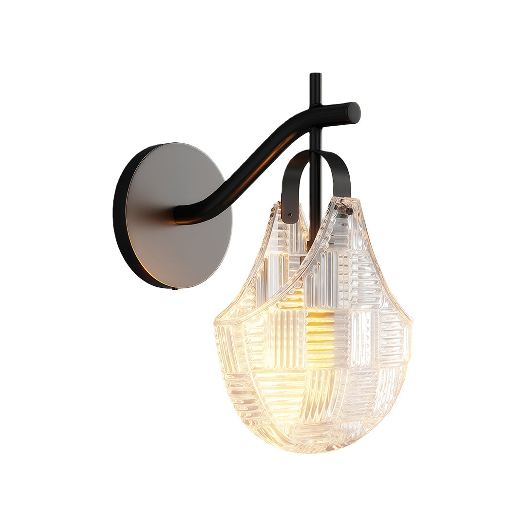 WINCHESTER CRYSTAL FLUSH MOUNT WALL LAMP