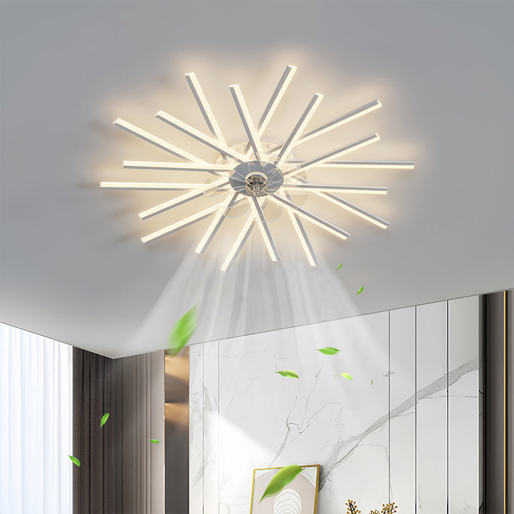 WINTHROP IRON SUSPENDED LIGHTING FAN
