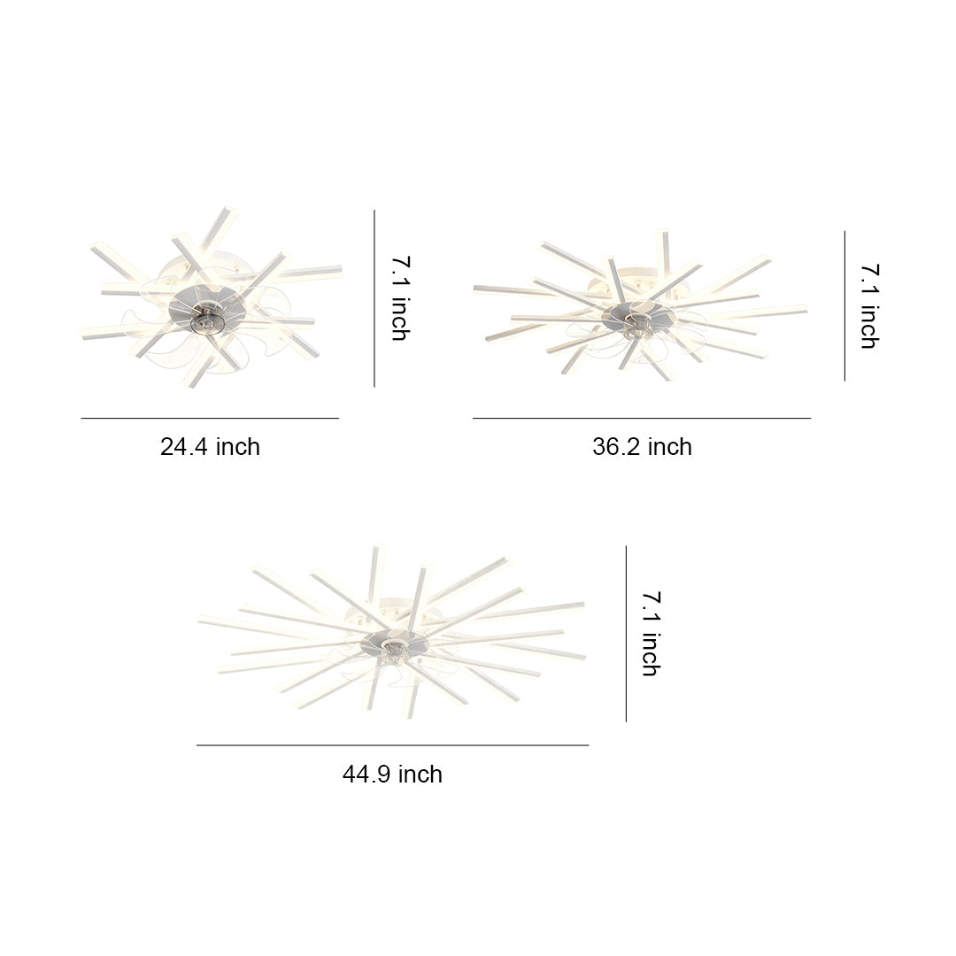 WINTHROP IRON SUSPENDED LIGHTING FAN