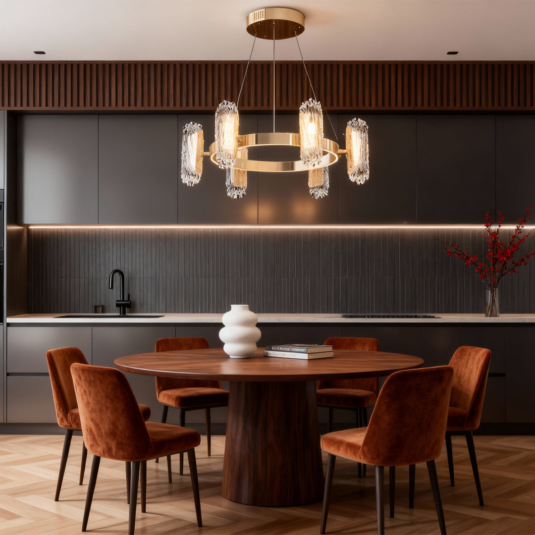 WINTHORPE METAL SCULPTURAL CEILING LUMINAIRE