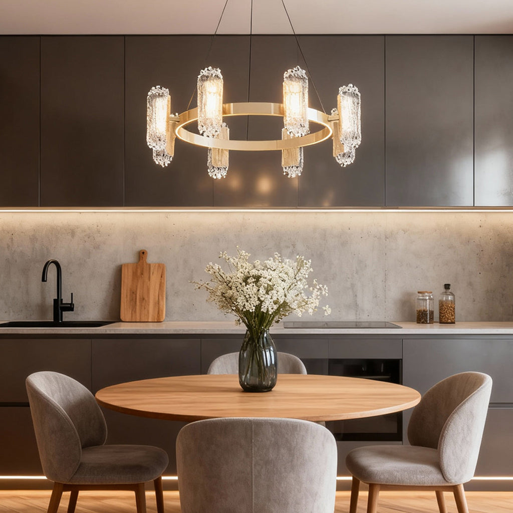 WINTHORPE METAL SCULPTURAL CEILING LUMINAIRE