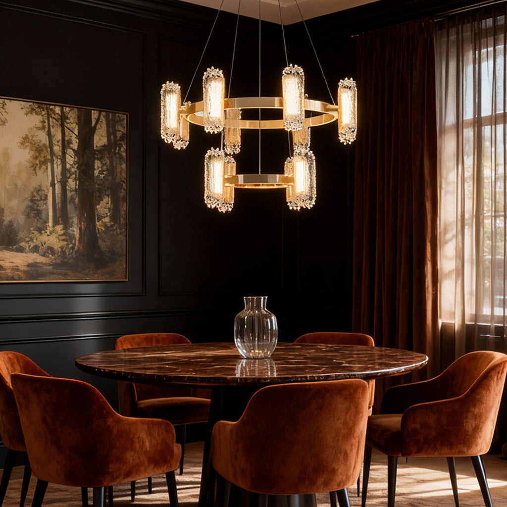 WINTHORPE METAL SCULPTURAL CEILING LUMINAIRE