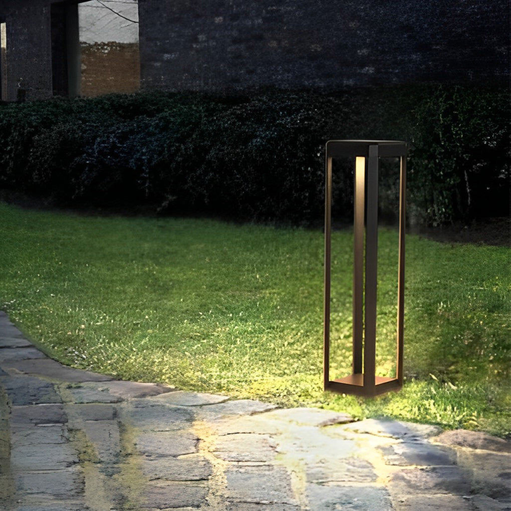 WINTHROP BLACK ALUMINUM SOLAR PATH LIGHTING