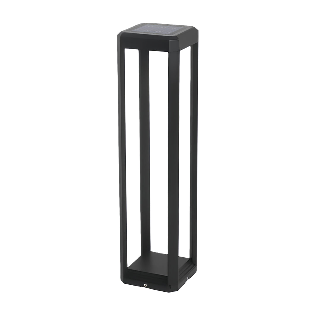 WINTHROP BLACK ALUMINUM SOLAR PATH LIGHTING