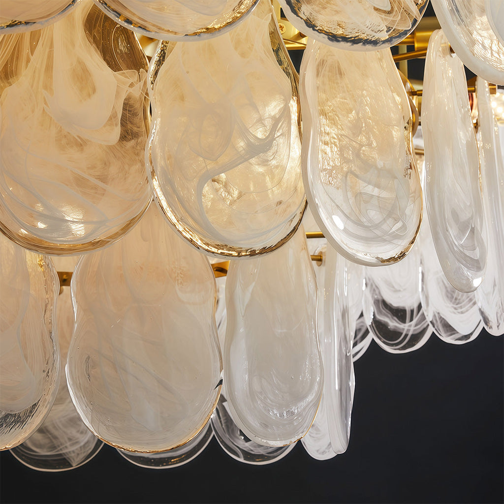 BRAMBLETON COPPER & GLASS SUSPENDED LIGHTING