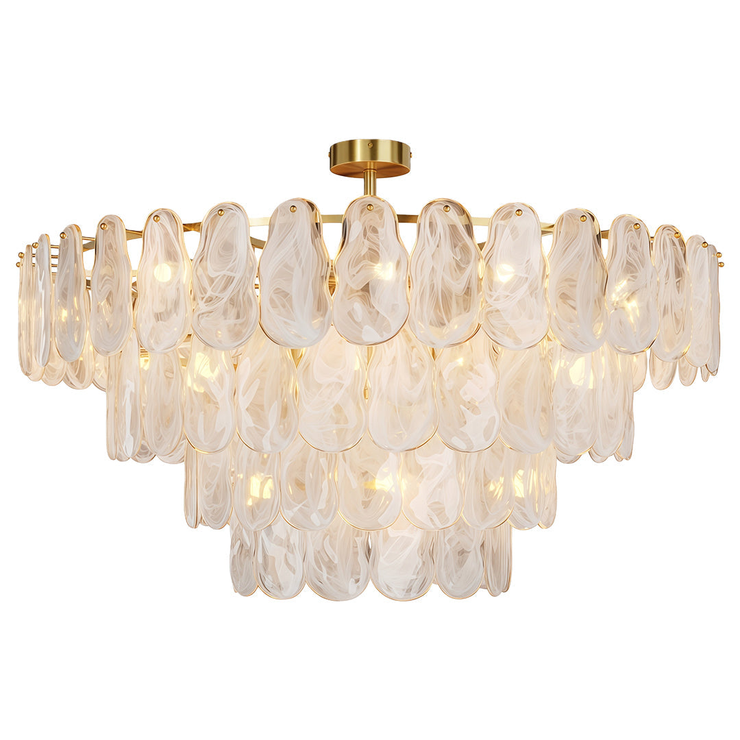 BRAMBLETON COPPER & GLASS SUSPENDED LIGHTING
