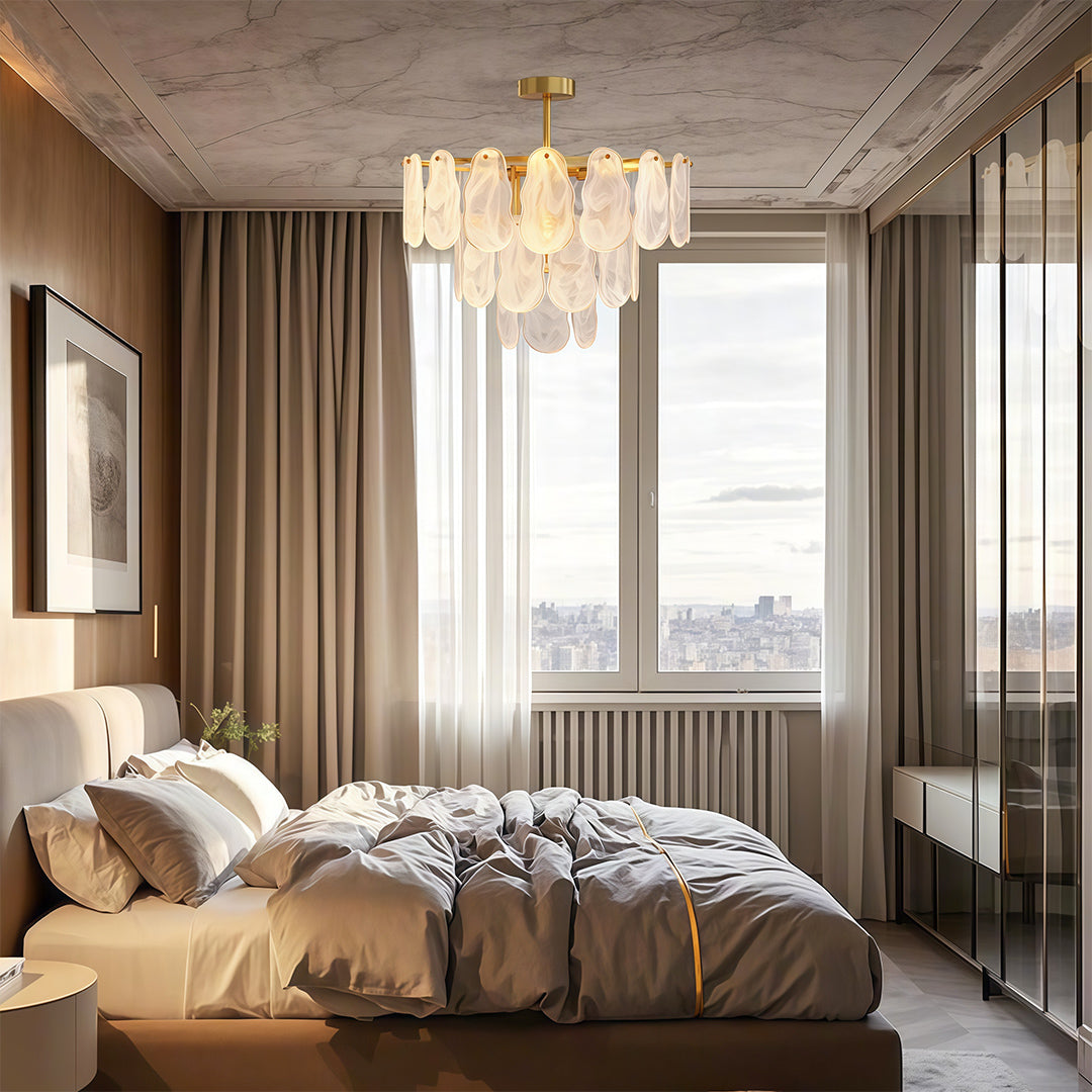 BRAMBLETON COPPER & GLASS SUSPENDED LIGHTING