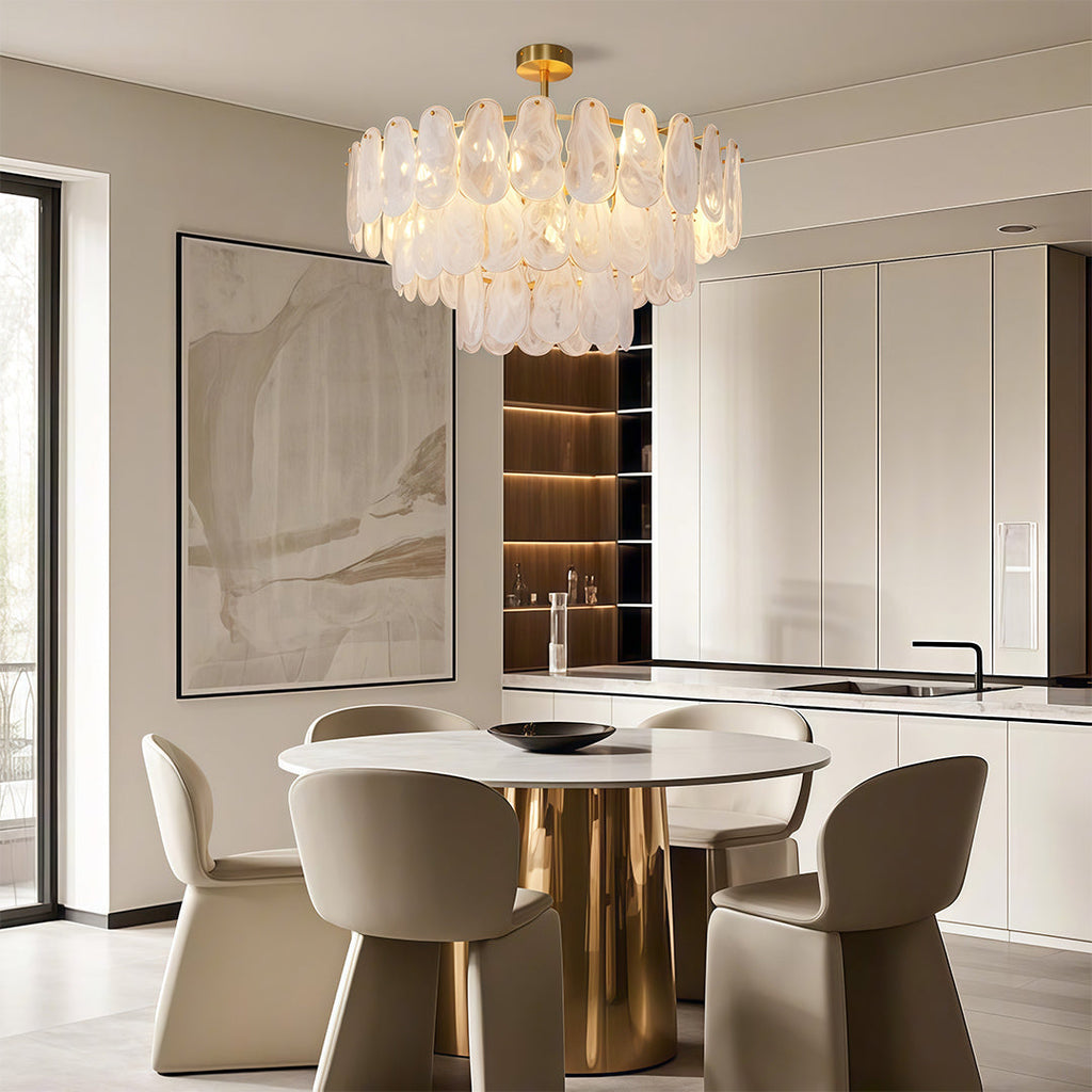 BRAMBLETON COPPER & GLASS SUSPENDED LIGHTING
