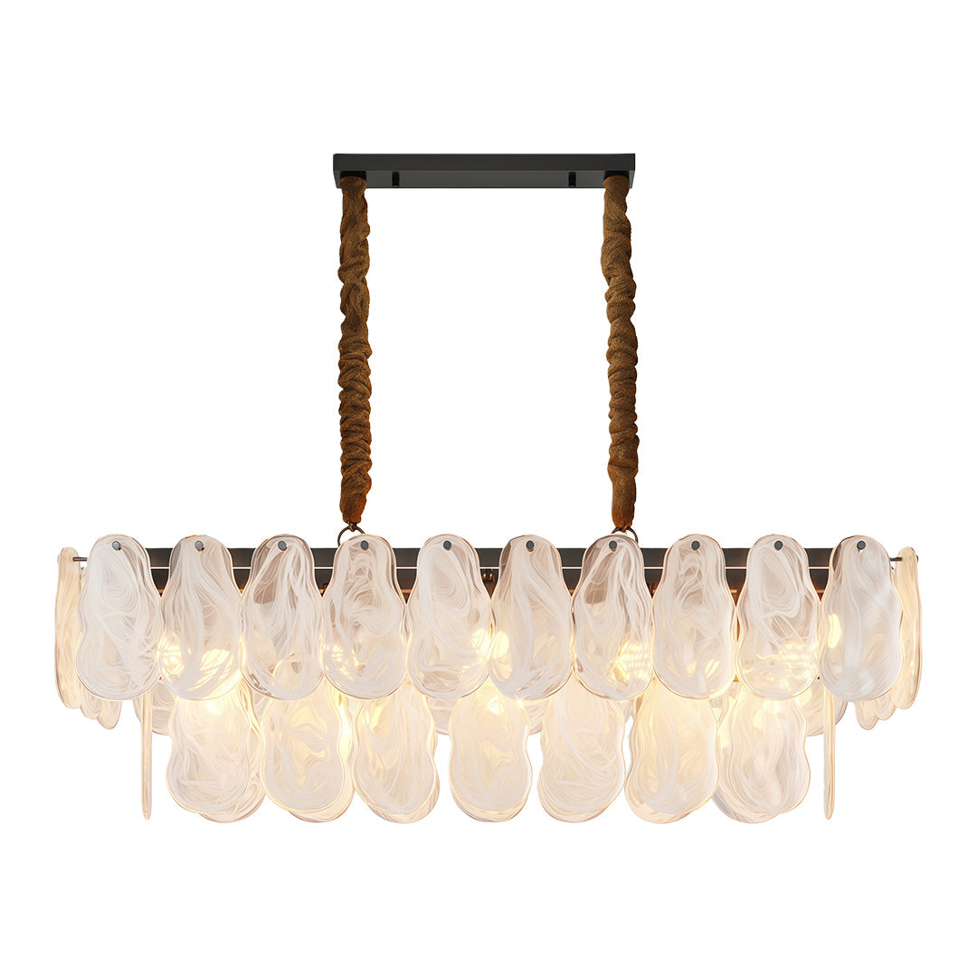 BRAMBLETON COPPER & GLASS SUSPENDED LIGHTING