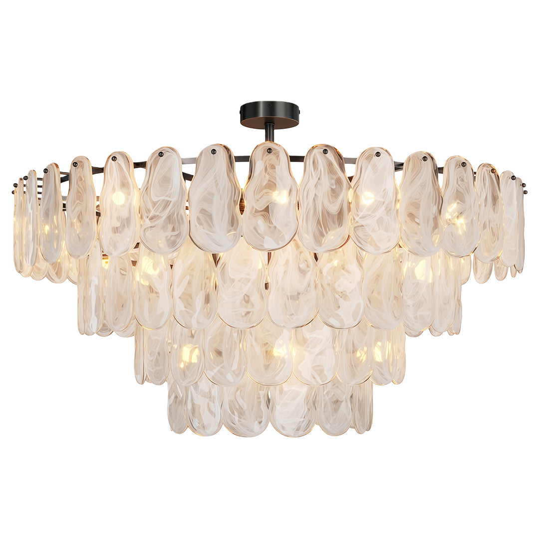 BRAMBLETON COPPER & GLASS SUSPENDED LIGHTING