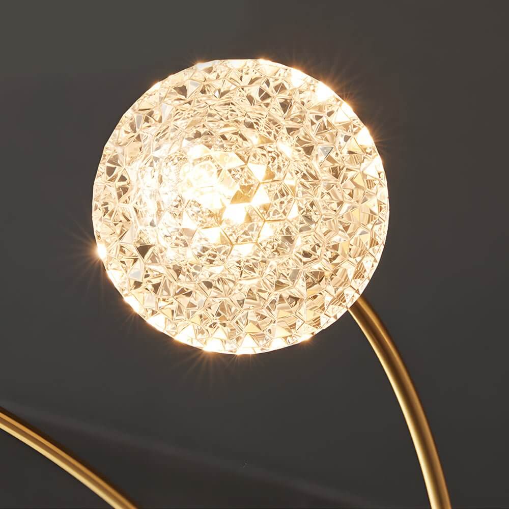 CHARLESTON CRYSTAL ORB EIGHT-LIGHT CHANDELIER