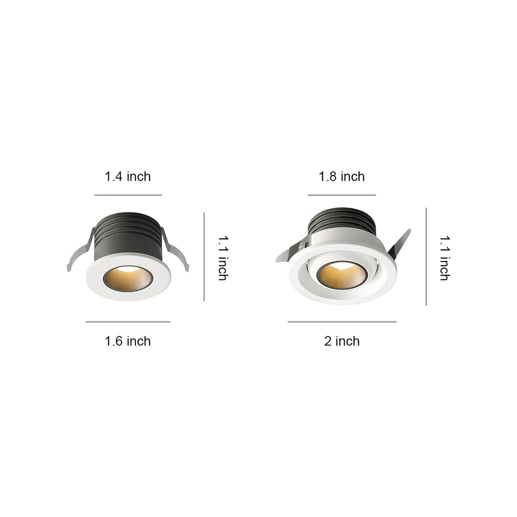 WINTHORPE RECESSED LED SPOTLIGHT WITH ANTI-GLARE FINISH