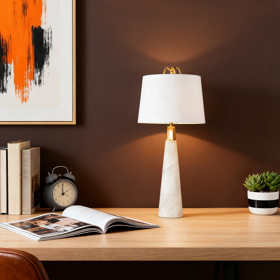 WINTERBOURNE TAPERED MARBLE ILLUMINATOR