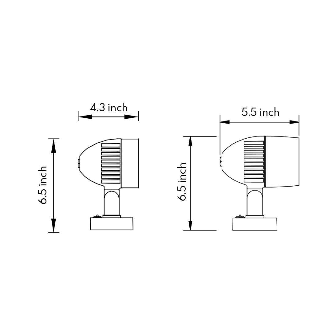 WINDSOR RAINPROOF GARDEN BEACON SPOTLIGHTS