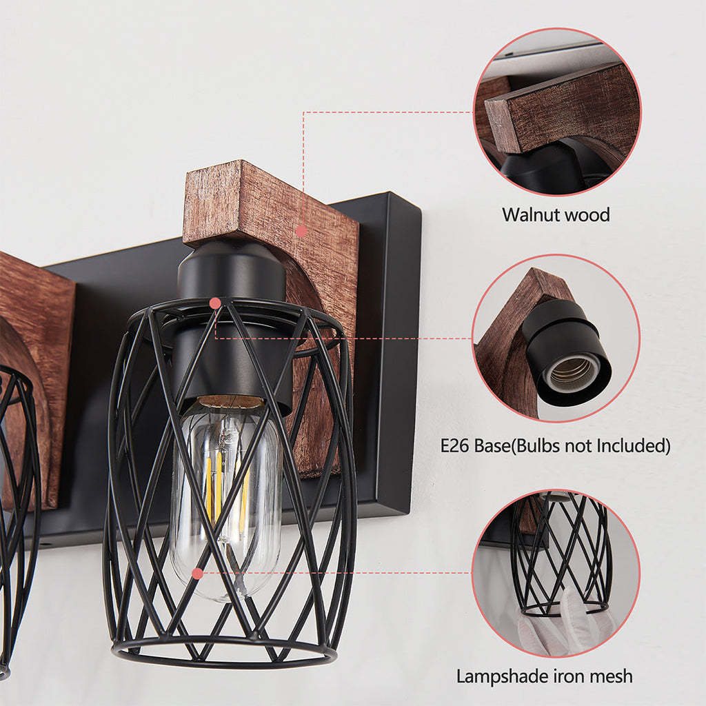 WINCHESTER METAL CAGE BATHROOM LUMINAIRE