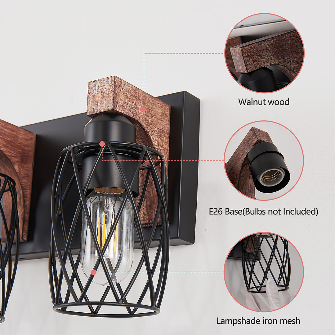 WINCHESTER METAL CAGE BATHROOM LUMINAIRE