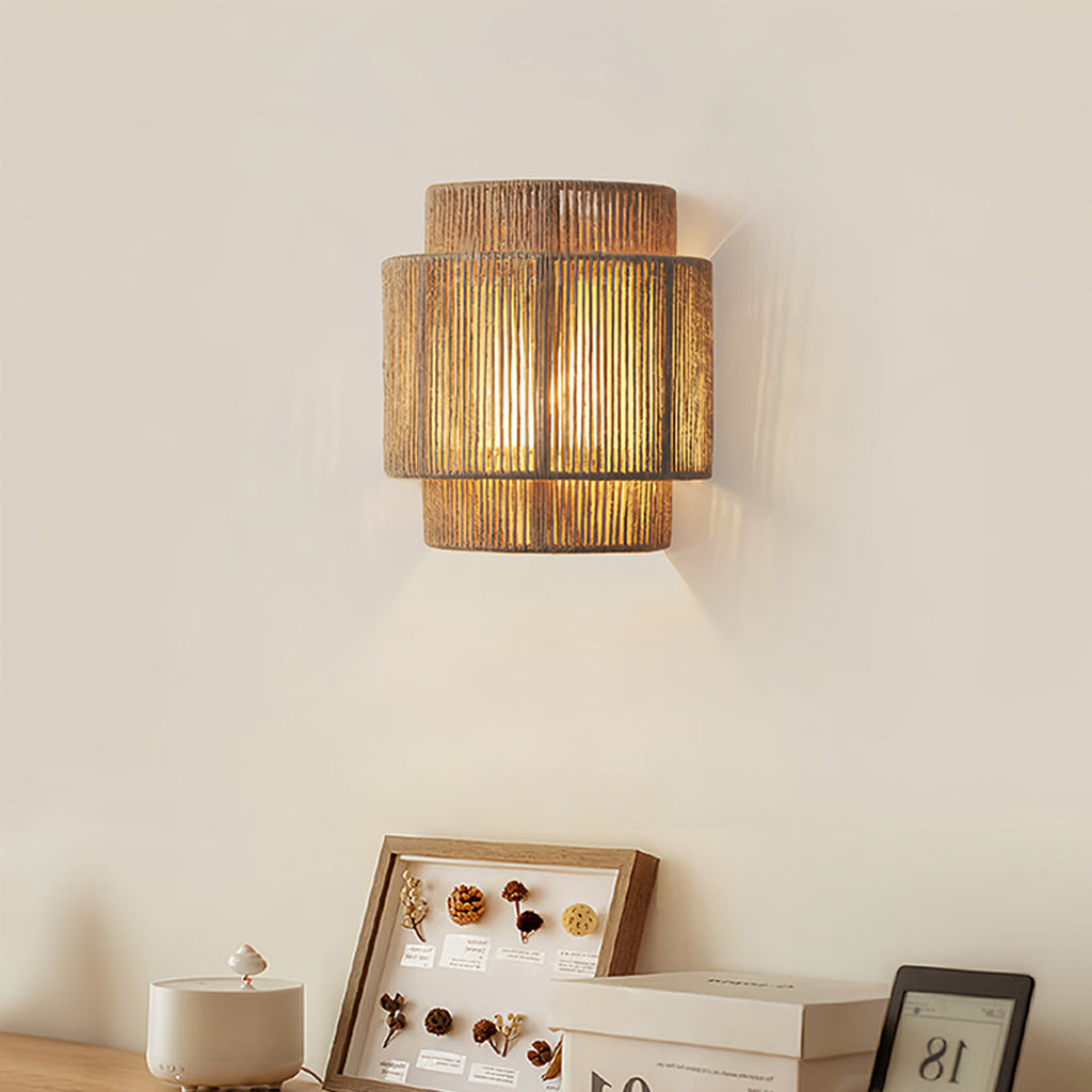 FENWICK NATURAL FIBER WALL LANTERN
