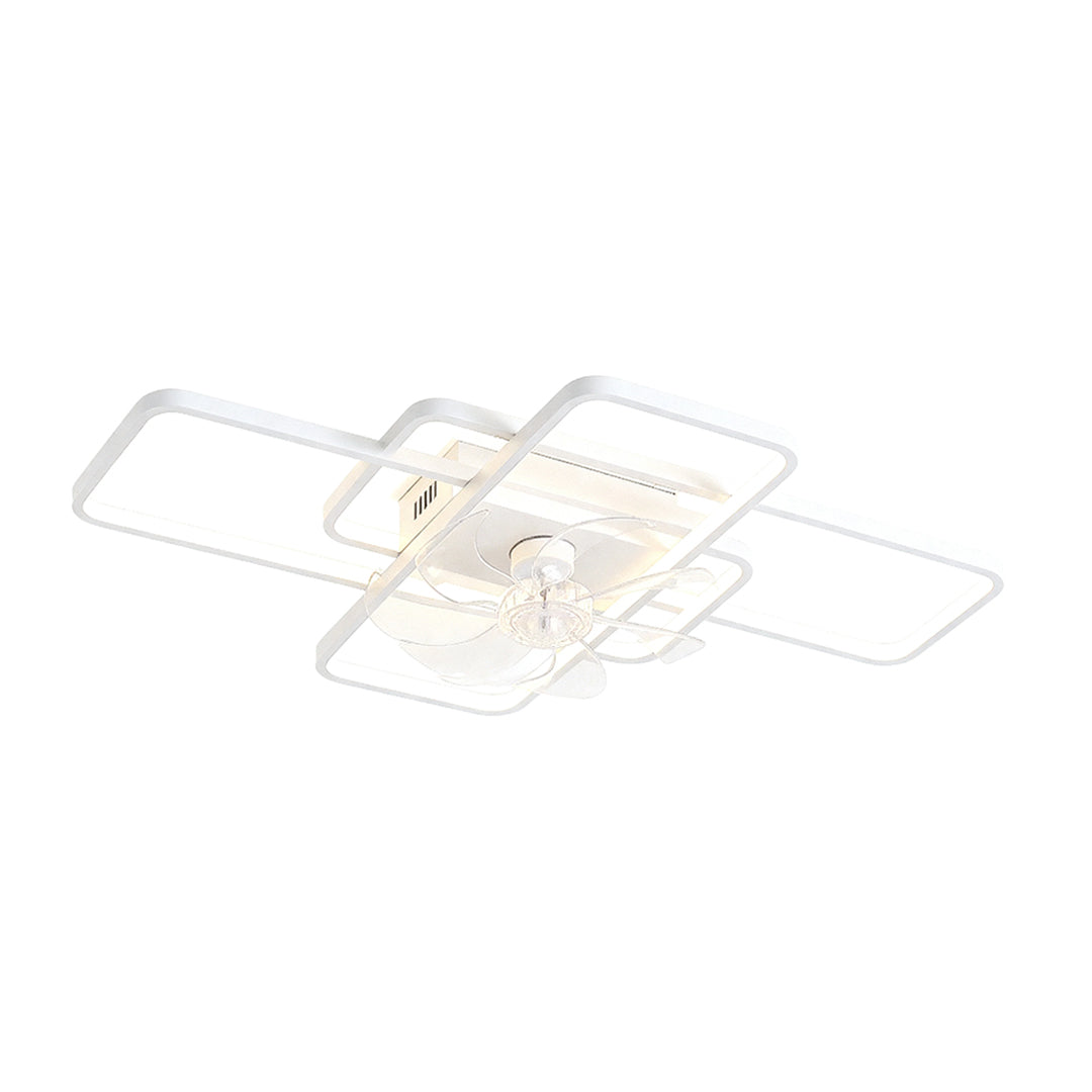 FARNWORTH ACRYLIC SHADE CEILING FAN WITH ILLUMINATION
