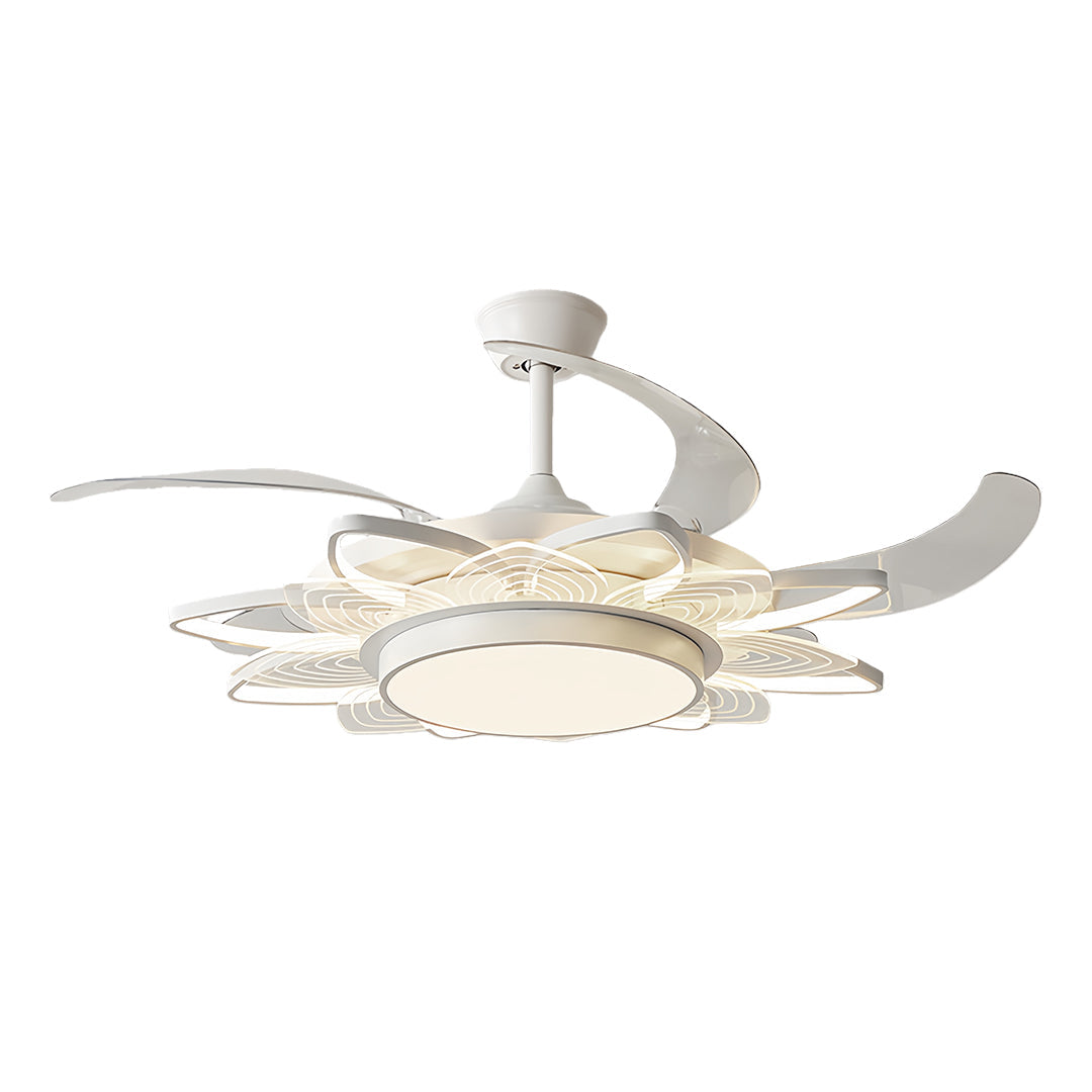 WINCHESTER BLACK IRON CEILING FAN WITH INTEGRATED LIGHTING