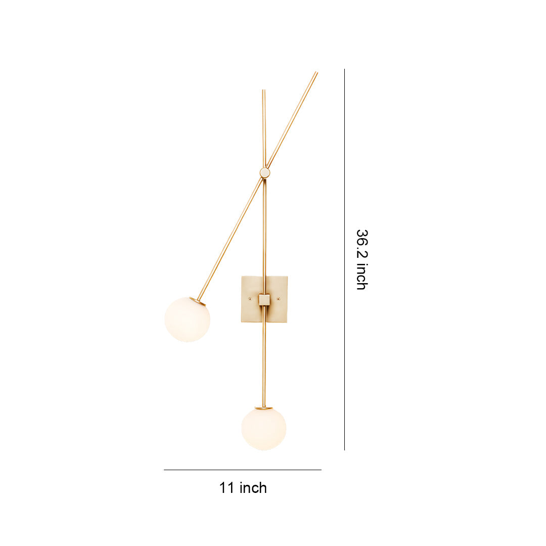 WINTHROP TWIN-BULB LINEAR WALL SCONCE